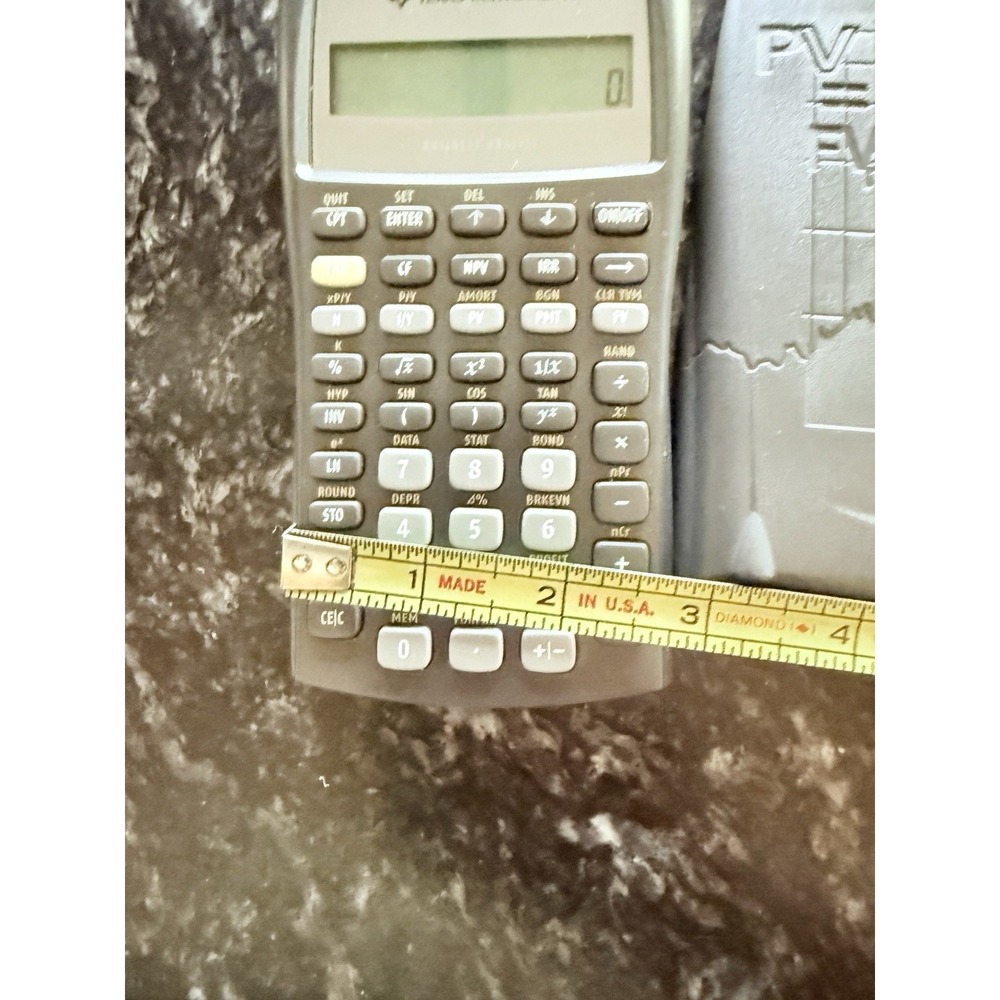 Texas Instruments BA II PLUS Financial Handheld Works Case - Picture 8 of 10